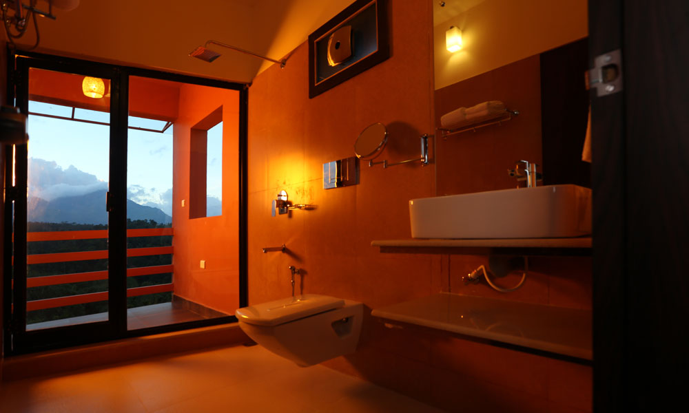 Contemporary villa Toilet